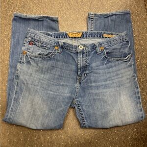 Big Star Mens Light Blue Relaxed Fit Jeans